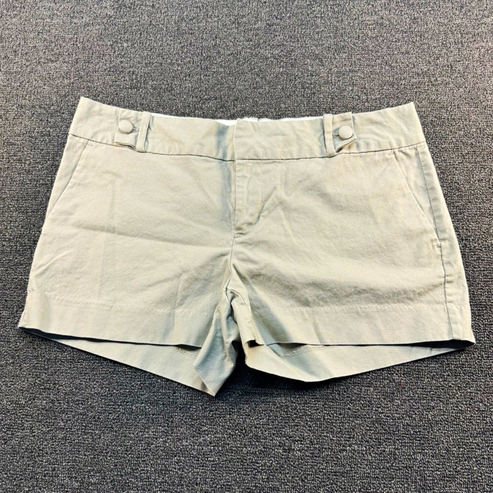 Banana Republic Women's Gray Chino Shorts Size 10 Pockets